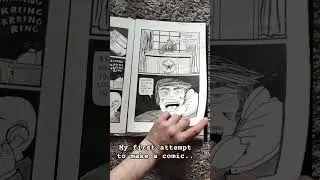 FIRST ATTEMPT to make a FULL comicbook #art #lofi #comics #manga #drawing #sketch #illustration