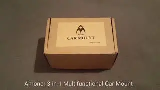 Amoner 3-in-1 Multifunctional Car Mount Unboxing Review by Slick
