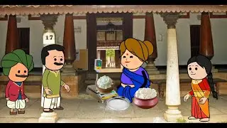 ಬೆಣ್ಣೆ ವ್ಯಾಪಾರ ಮಾಡಿ ಕೊಡುತ್ತಿರುವ ಗೌರಜ್ಜಿ#cartoonvideosinkannada #Comedyvideos #halli