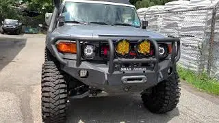 Custom Toyota FJ Cruiser - Retrofitted Headlights - Diode Dynamics Halos