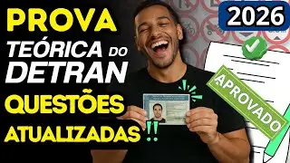 QUESTÕES QUE MAIS CAEM no EXAME TEÓRICO 2025 (COMENTADAS) | CNH