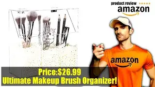 Buy Makeup Organizer | YestBuy YestBuy Clear Makeup Brush Holder, Acrylic Makeup Brush Organizer For