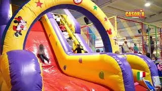 AREA GIOCHI   playground, tappeti elastici, gonfiabili, palma rotante, per parchi gioco e ludoteche