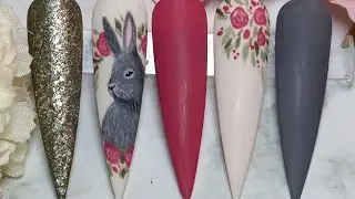 Easter Rabbit Nail Design