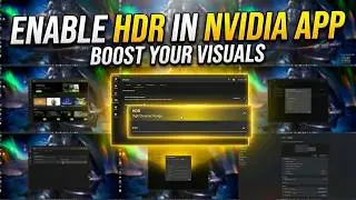 How to Enable HDR In Nvidia App