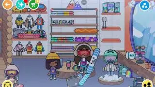 ZE GAAN OP WINTERSPORT VAKANTIE! [NEW FAMILY] TOCA-BOCA STORY 
