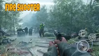 Fire Shooter  Zombie Offline game | FPS gameplay android iOS
