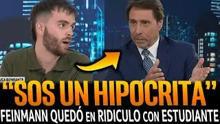 &iexcl;ESTUDIANTE SE PLANT&Oacute; CARA a CARA CONTRA FEINMANN en VIVO!