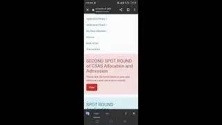 submit my admission fee in Delhi University csas spot round 2