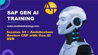 34 SAP Generative AI &ndash; Architecture for CAP Applications with Generative AI on SAP BTP