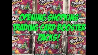 Opening Shopkins Trading Cards! I Pulled a Rainbow Card!