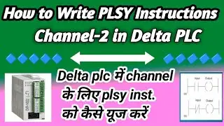 How to Write PLSY inst.for Channel-2 in Delta PLC ( channel-2 ke liye PLSY Inst.kaise use kre )