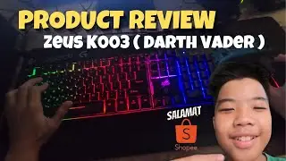 PRODUCT REVIEW: Zeus K003 ( Darth Vader ) Real RGB Mechanical Gaming Keyboard