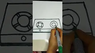 Easy Gas Stove Drawing  Nilima's Drawing #drawing #drawingforkids #viral #foryou #shorts #easydraw