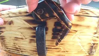Wooden Latch / Torched Box