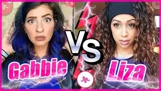 The Gabbie Show VS Liza Koshy Musical.ly Battle | Best Lizzza & Gabbie Musically 2017