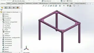 #Welding structure-1 design how to solidworks square welding structure#