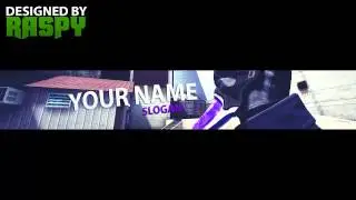 Free CS:GO Banner Template PSD - Karambit Doppler.