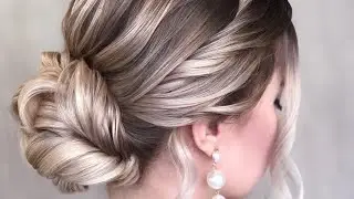 NEW Classic Bridal Hair Style Updo For BLONDE Bride 2020