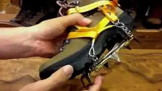 6本爪 軽アイゼン 装着