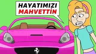 Pembe Ferrarim Y&uuml;z&uuml;nden Hayatımız mahvoldu