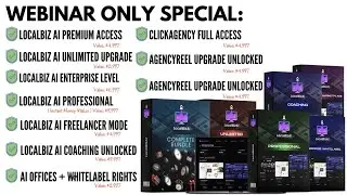 Full Local Biz AI Review Webinar  + Demo + OTOs (Upgrades) + Bonuses | LocalBizAI Review
