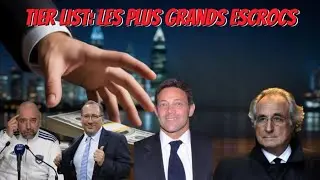 Tier list: les plus grands escrocs | Madoff, Ponzi, Gerard Lopez, Textor, Jordan Belford etc