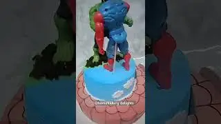 Avengers theme cake#reels #trending #trendingshorts #cake #viral #youtubeshorts #cakedecorating