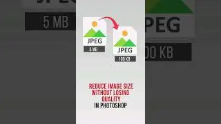 How to reduce image size without losing quality photoshop #photoshop #photoshoptutorial #designer