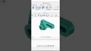 Bracket design in Fusion 360 #autodeskfusion360 #3dmodelingsoftware #bracketdesign #cadsoftware