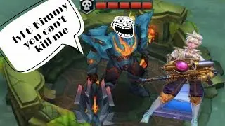 Kimmy insane damage test killing lord at lvl 6 mobile legend