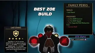 My Best In-Depth Zoe Build Guide In Roblox Attack On Titan Revolution  #aotr #roblox #zoe #anime #W