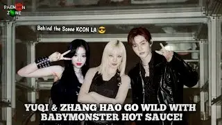 BABYMONSTER Ahyeon Mentioned by Yuqi I-dle & Dancing with Zhang Hao ZB1 at Behind the Scene KCON LA