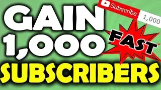 Get 1K REAL YouTube Subscribers In One Week (WORKS IN 2020)