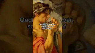 How Oedipus got the throne of Thebes #greekmythology #greekgods #history #arthistory #shorts