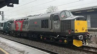 Diesel locomotive uk class 37510 Orion ROG A 730220 5Q72 great tones