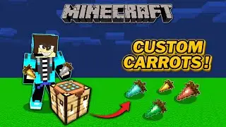 MINECRAFT BUT I CAN CRAFT CUSTOM CARROTS