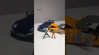 Jada Toys Naruto Theme 1/24 Scale Honda S2000 & Mazda RX-7 #diecastcars #124scale #jadatoys Jadatoys