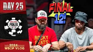 В 12-ку финалистов с Филом Айви! - Дэниел Негреану WSOP VLOG 2024, день 25