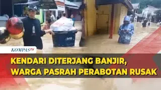 Banjir Kendari, Warga Pasrah Air Setinggi Pinggang Orang Dewasa