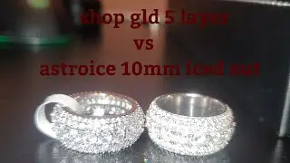 shop gld 5 layer ring vs astroice 10mm iced ring