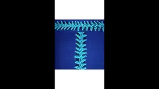 338-Beautiful joining of two edges with needle(Randa embroidery)