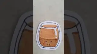 coffee ☕ related stickers || #diy #sticker #palletetales #shorts #youtubeshorts #trending #viral