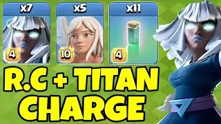 Unstoppable !! TH17 RC Charge Electro Titan + Healer SMASH Legend League Attacks ( Clash of clans )
