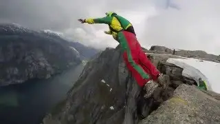 Kjerag BASE Jump (Raw Footage - SBK Heliboogie 2015)