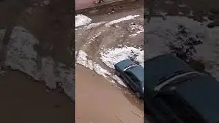 Hayriye mahallesinde g&ouml;l var resmen &ccedil;ocuklar Burdan ge&ccedil;ip okula gidemiyorlar  #siverek