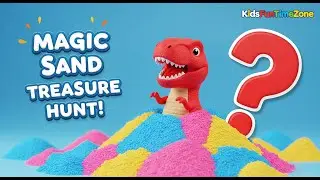 Magic Sand Treasure Hunt! 🦖 What's Inside?