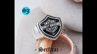 Silver Ring, Harley Davidson Ring, Harley Ring, Harley Davidson, Biker Ring, Motorcycle Ring