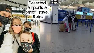 AIR TRAVEL WITH KIDS DURING A PANDEMIC | A WALK THROUGH STANSTED AIRPORT AND OUR FLIGHT EXPERIENCE