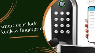 Smart Door Lock Keyless Fingerprint: Electronic Digital Door Lock,Electric Door Knob,Biometric Door